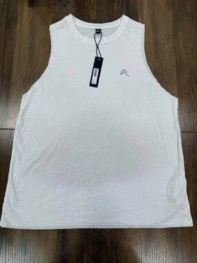 Oner Active White Muscle Tee